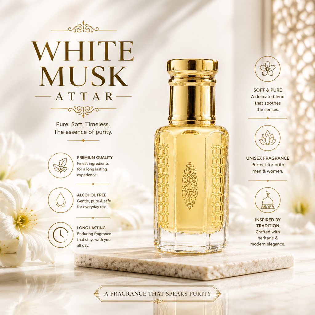 Whiteb musk attar