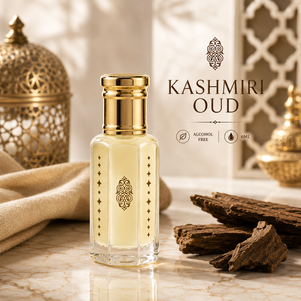 Kashmiri Oud Premium Alcohol-Free Attar | AL HABIBI FRAGRANCE